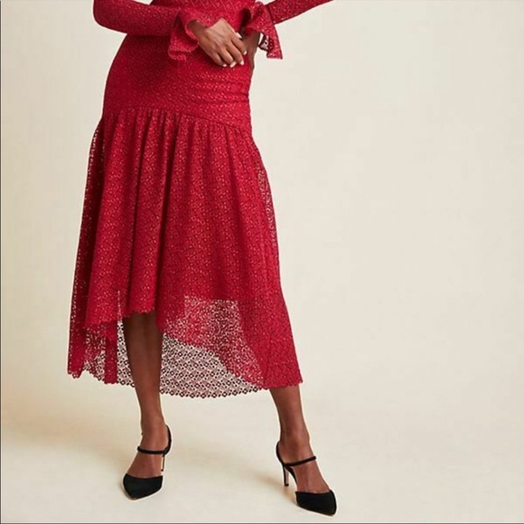 ML MONIQUE LHUILLIER KARINA LACE MIDI DRESS - Picture 4 of 10